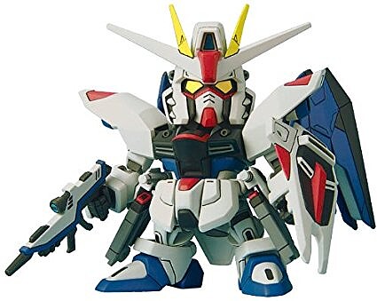 Bandai Super Deformed Gundam BB #257 Freedom Gundam Snap Together Plastic Model Figure #122714