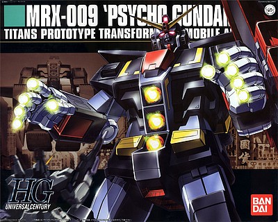 Bandai HG Gundam - MRX-009 Psycho Gundam Snap Together Plastic Model Figure Kit 1/144 Scale #126800