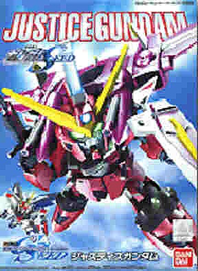 Bandai SD Gundam - BB268 Justice Gundam Snap Together Plastic Model Figure Kit #129452