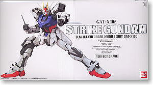 Bandai GAT-X105 Strike Gundam PG Snap Together Plastic Model Figure #131413