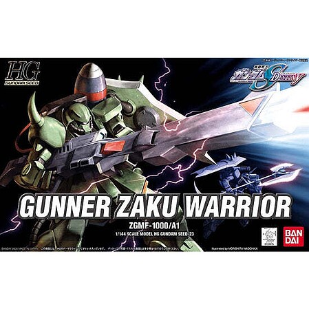 Bandai HG Gundam - Gunner Zaku Warrior Snap Together Plastic Model Figure Kit 1/144 Scale #133915