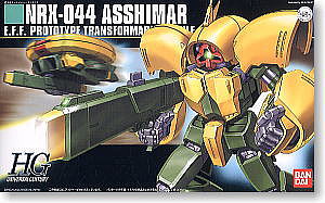 Bandai HG Gundam - NRX-044 Asshimar Snap Together Plastic Model Figure Kit 1/144 Scale #134100