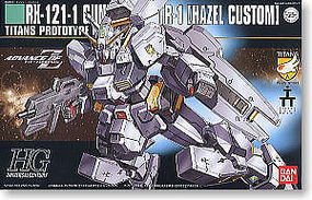 HG Gundam - RX-121-1 Gundam TR-1 (Hazel Custom) Snap Together Plastic Model Figure Kit #134107