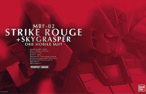 Bandai STRIKE ROUGE + SKYGRASPER PG (Snap) Plastic Model Figure Kit #138257
