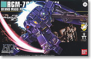 Bandai 74 RGM-79Q GM Quel HG Snap Together Plastic Model Figure #148831