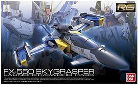 Bandai Gundam Real Grade- #6 Skygrasper w/Launcher & Sword Pack Snap Figure 1/144 Scale #175306 Bandai Gundam Real Grade- #6 Skygrasper w/Launcher & Sword Pack Snap Figure 1/144 Scale #175306