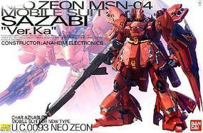 Master Grade- NEO Zeon MSN04 Sazabi Ver.Ka UC0093 Plastic Snap Figure 1/100 Scale #18135