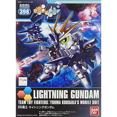 Bandai BB#398 Lightning Gundam Gundam Build Fighters Snap Together Plastic Model Figure #196424