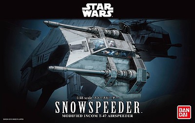 Bandai Snow Speeder Star Wars Snap Tite Plastic Model Figure 1/48 Scale #196692