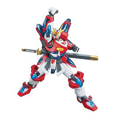 Bandai HGBF Kamiki Burning Gundam Snap Together Plastic Model Figure 1/144 Scale #201304