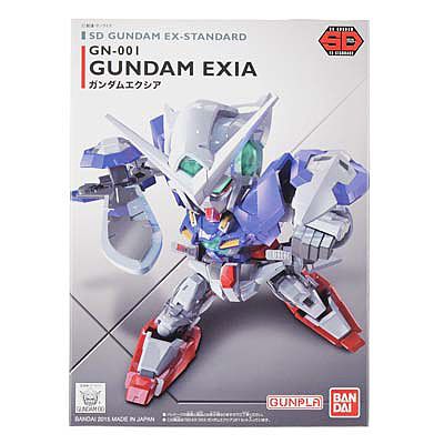 Bandai SD EX-Standard Gundam Exia Snap Together Plastic Model Figure #202753
