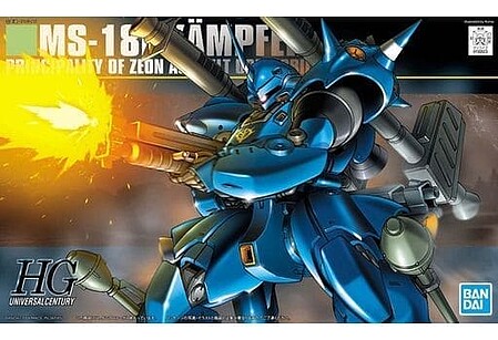 Bandai HG Gundam - MS-18E Kampfer Snap Together Plastic Model Figure Kit 1/144 Scale #2029268