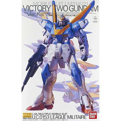 Bandai MG V2 Gundam Ver Ka Victory Gundam Snap Together Plastic Model Figure 1/100 #203225