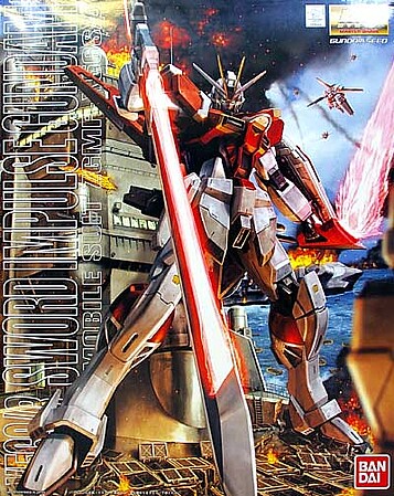 Bandai MG Gundam - Sword Impulse Gundam Snap Together Plastic Model Figure Kit 1/100 #2059041