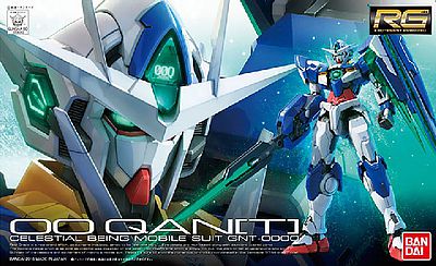 Bandai RG 00 Quanta Gundam 00 Snap Together Plastic Model Figure #206312