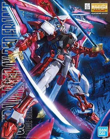 Bandai MG Gundam - Gundam Astray (Red Frame) Snap Together Plastic Model Figure Kit 1/100