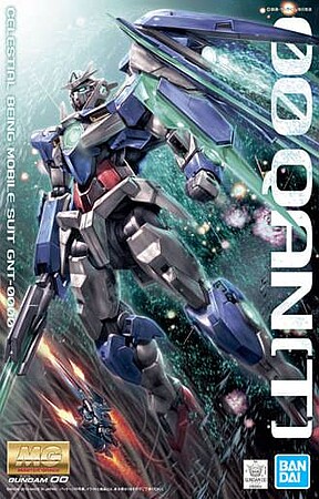 Bandai MG Gundam - 00 Qan[T] Gundam Snap Together Plastic Model Figure Kit 1/100 Scale #2094337
