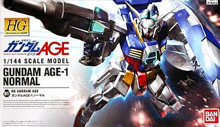 Bandai HG Gundam - Gundam Age-1 Normal Snap Together Plastic Model Figure Kit 1/144 Scale #2138280