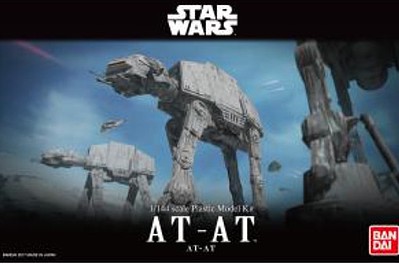 Bandai AT-AT Star Wars Snap Tite Plastic Model Figure 1/144 Scale #214476