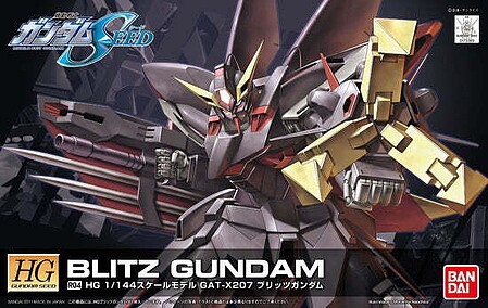Bandai HG Gundam - Blitz Gundam Snap Together Plastic Model Figure Kit 1/144 Scale #2156315