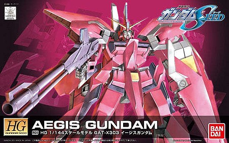 Bandai HG Gundam - Aegis Gundam Snap Together Plastic Model Figure Kit 1/144 Scale #2156316
