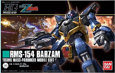 Bandai BarZam Zeta Gundam Hguc 1-144