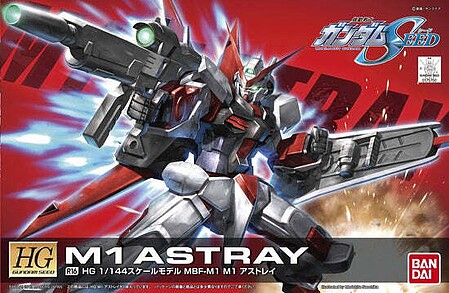 Bandai HG Gundam - M1 Astray Gundam Snap Together Plastic Model Figure Kit 1/144 Scale #2156412