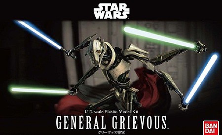 Bandai Star Wars - General Grievous Supreme Commander Plastic Model Figure Kit 1/12 Scale #216743