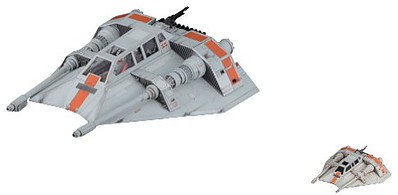 Bandai Star Wars - Snowspeeder Set (2) Plastic Model Vehicle Kit 1/48 & 1/144 Scale #217734