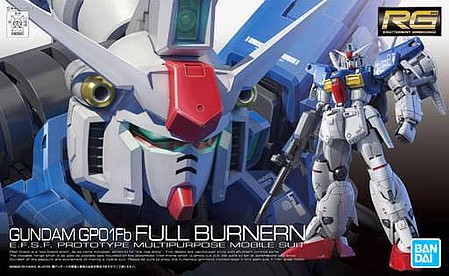 Bandai RG Gundam - RX-78 GP01Fb Gundam Full Burnern Snap Together Plastic Model Figure Kit #2211987