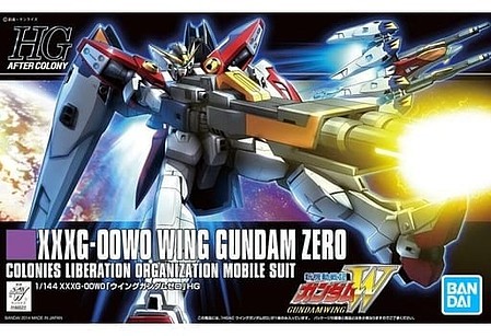Bandai HG Gundam - XXXG-OOWO Wing Gundam Zero Snap Together Plastic Model Figure Kit 1/144 #2219526