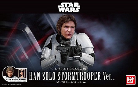 Bandai Star Wars - Han Solo (Stormtrooper Ver.) Plastic Model Figure Kit 1/12 Scale #225743