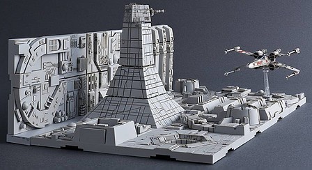 Bandai Star Wars A New Hope - Death Star Attack Set Plastic Model Diorama Kit 1/144 Scale #230343