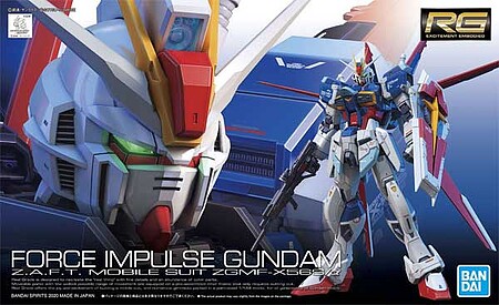 Bandai RG Gundam - Force Impulse Gundam Snap Together Plastic Model Figure Kit 1/144 Scale #2509667