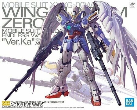 Bandai MG Gundam - Wing Gundam Zero EW (Ver.Ka) Snap Together Plastic Model Figure Kit #2516450