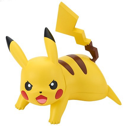 Bandai Pokemon - Pikachu (Battle Pose) Snap Together Plastic Model Figure Kit #2541924