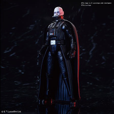 Bandai Return of the Jedi- Darth Vader (Snap) Plastic Model Figure Kit 1/12 Scale #5055589