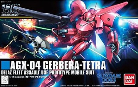 Bandai 1/144 HG Universal Century Series- #159 AGX04 Gerbera Tetra (Re-Issue)