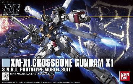 Bandai 1/144 HG Universal Century Series- #187 XM-X1 Cross Bone Gundam X1 SNRI