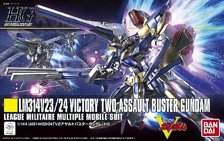 Bandai 1/144 HG Universal Century Series- #189 LM314V23/24 Victory Two Assault Buster Gundam (replaces #196527)