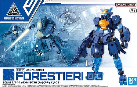 Bandai 30MM - eEXM-S03H Forestieri 03 Snap Together Plastic Model Figure Kit 1/144 Scale #5066301