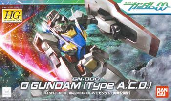 Bandai #45 O Gundam Type A.C.D Snap Together Plastic Model Figure 1/144 Scale #158760