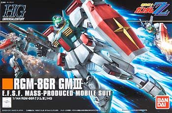 Bandai HGUC #126 RGM-86R GM III Snap Together Plastic Model Figure 1/144 Scale #170396