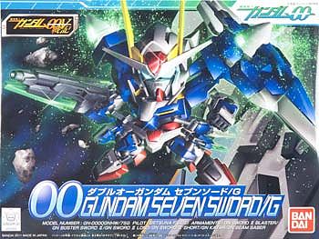Bandai SD BB#368 00 Gundam Seven Sword/G Snap Together Plastic Model Figure #171079