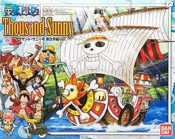 Bandai Thousand Sunny Model Ship One Piece Snap Together Plastic Model Figure #171627