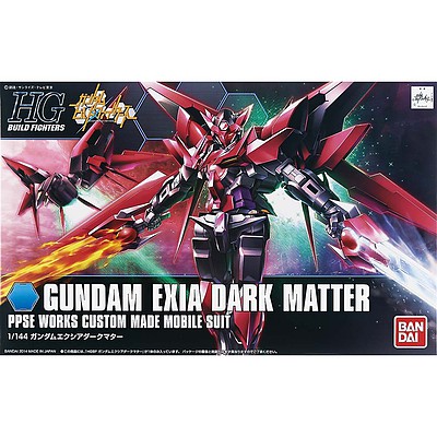 Bandai #13 Gundam Exia Dark Matter Snap Together Plastic Model Figure 1/144 Scale #186524