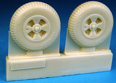 Barracuda DH Hornet /Sea Hornet Main Wheels (Resin) Plastic Model Aircraft Accessory 1/48 #48216