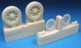 Barracuda F8F2 Bearcat Late Main Wheels (Resin) Plastic Model Aircraft Accessory 1/48 Scale #48243 Barracuda F8F2 Bearcat Late Main Wheels (Resin) Plastic Model Aircraft Accessory 1/48 Scale #48243
