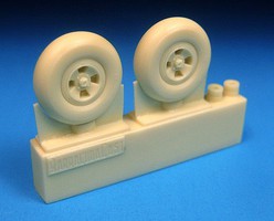 Barracuda 1/48 Spitfire 4-Slot Main Wheels, Smooth Tires for EDU (Resin) Barracuda 1/48 Spitfire 4-Slot Main Wheels, Smooth Tires for EDU (Resin)