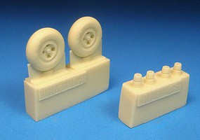 Barracuda 1/72 Spitfire 4-Slot Main Wheels, Smooth Tires for EDU (Resin) Barracuda 1/72 Spitfire 4-Slot Main Wheels, Smooth Tires for EDU (Resin)